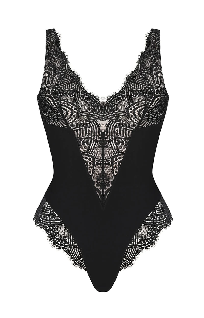 Shaperfec™ Go Braless Shaping Lace Bodysuit