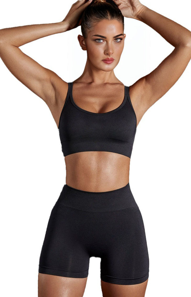 Shaperfec™ Seamless Yoga Wear Bra and Shorts Set